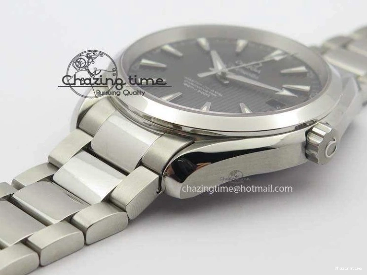 0723 Youthful Aqua Terra ‘PyeongChang 2018’ JHF Best Edition Black Dial On SS Bracelet A 8204